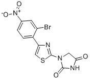 CAS#: 78140-10-0， 1-[4-(2-Bromo-4-Nitrophenyl)-1,3-Thiazol-2-Yl]Imidazolidine-2,4-Dione