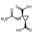 CAS#: 781608-33-1， (1R,2R)-1-Acetamido-1,2-cyclopropanedicarboxylic acid