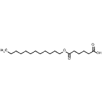 CAS#: 78194-84-0， 6-(Dodecyloxy)-6-oxohexanoic acid