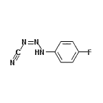 CAS#: 782404-32-4， (1Z)-3-(4-Fluorophenyl)-1-triazene-1-carbonitrile