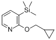 结构式 CAS# 782479-90-7, 2-环丙基甲氧基-3-三甲基硅烷基-吡啶