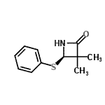 CAS#: 782496-99-5， (4R)-3,3-Dimethyl-4-(phenylsulfanyl)-2-azetidinone