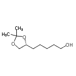 CAS#: 78303-54-5， 5-[(4R)-2,2-Dimethyl-1,3-dioxolan-4-yl]-1-pentanol