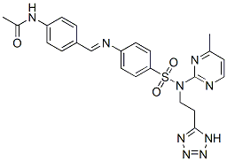 CAS#: 78311-77-0， N-[4-[[4-[(4-Methylpyrimidin-2-Yl)-[2-(2H-Tetrazol-5-Yl)Ethyl]Sulfamoyl]Phenyl]Iminomethyl]Phenyl]Acetamide