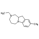 CAS#: 783248-46-4， 2-Ethyl-9-methyl-2,3,4,5,11,11a-hexahydro-1H-[1,4]diazepino[1,2-a]indole