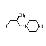 CAS#: 783295-78-3， 1-[(2S)-3-Fluoro-2-methylpropyl]piperazine