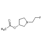 CAS#: 783303-71-9， (3R)-1-(2-Fluoroethyl)-3-pyrrolidinyl acetate