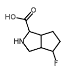 CAS#: 783325-91-7， 4-Fluorooctahydrocyclopenta[c]pyrrole-1-carboxylic acid