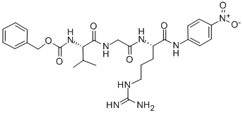 CAS#: 78333-16-1， Carbobenzoxyvalyl-glycyl-arginine-4-nitroanilide