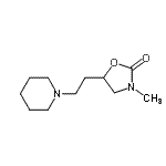 CAS#: 784080-17-7， 3-Methyl-5-[2-(1-piperidinyl)ethyl]-1,3-oxazolidin-2-one