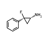 CAS#: 784133-88-6， (1R,2S)-2-Fluoro-2-phenylcyclopropanamine