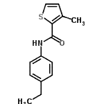 CAS#: 784195-61-5， N-(4-Ethylphenyl)-3-methyl-2-thiophenecarboxamide