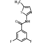 CAS#: 784197-89-3， 3,5-Difluoro-N-(5-methyl-1,3-thiazol-2-yl)benzamide