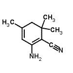 CAS#: 78450-20-1， 2-Amino-4,6,6-trimethyl-1,3-cyclohexadiene-1-carbonitrile