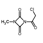 CAS#: 78488-11-6， 1-(Chloroacetyl)-3-methyl-1,3-diazetidine-2,4-dione