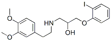 CAS#: 78493-62-6， 1-[2-(3,4-Dimethoxyphenyl)Ethylamino]-3-(2-Iodophenoxy)Propan-2-Ol
