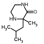 CAS#: 78551-70-9， 3-Isobutyl-3-methyl-2-piperazinone