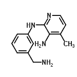CAS#: 785759-90-2， N-[3-(aminomethyl)phenyl]-4-methyl-pyridine-2,3-diamine