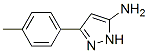 structure of CAS# 78597-54-3, 5-Amino-3-(4-Methylphenyl)Pyrazole;3-(4-METHYLPHENYL)-1H-PYRAZOL-5-AMINE;3-P-TOLYL-1H-PYRAZOL-5-AMINE;5-P-Tolyl-1H-Pyrazol-3-Amine