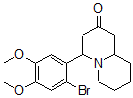 CAS#: 78617-10-4， 4-(2-Bromo-4,5-Dimethoxyphenyl)-1,3,4,6,7,8,9,9a-Octahydroquinolizin-2-One