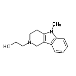 CAS#: 786590-25-8， 2-(5-Methyl-1,3,4,5-tetrahydro-2H-pyrido[4,3-b]indol-2-yl)ethanol