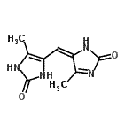 CAS#: 786593-65-5， 4-Methyl-5-[(E)-(5-methyl-2-oxo-2,3-dihydro-4H-imidazol-4-ylidene)methyl]-1,3-dihydro-2H-imidazol-2-one