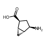 CAS#: 786635-80-1， (1S,2S,4R,5R)-4-Aminobicyclo[3.1.0]hexane-2-carboxylic acid