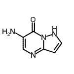 structure of CAS# 78666-77-0, 6-Aminopyrazolo[1,5-a]pyrimidin-7(1H)-one;6-aminopyrazolo[1,5-a]pyrimidin-7(1H)-one;6-aminopyrazolo[1,5-a]pyrimidin-7(1H)-one dihydrochloride;MFCD18071368