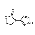 CAS#: 786700-22-9， 3-(1H-Pyrazol-3-yl)-1,3-oxazolidin-2-one