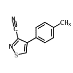 CAS#: 786710-60-9， 4-(4-Methylphenyl)-1,2-thiazole-3-carbonitrile