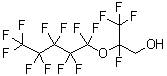 structure of CAS# 78693-85-3, 2,3,3,3-Tetrafluoro-2-(Perfluoropentoxy)Propan-1-Ol