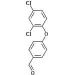 structure of CAS# 78725-51-6, 4-(2,4-Dichlorophenoxy)benzaldehyde;4- BENZALDEHYDE97;4-(2,4-Dichlorophenoxy)benzaldehyde;661252_ALDRICH