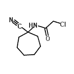 CAS#: 78735-01-0， 2-Chloro-N-(1-cyanocycloheptyl)acetamide