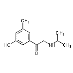 CAS#: 787485-76-1， 1-(3-Hydroxy-5-methylphenyl)-2-(isopropylamino)ethanone
