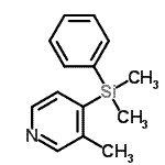 CAS#: 78823-77-5， 4-[Dimethyl(phenyl)silyl]-3-methylpyridine