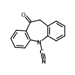 CAS#: 78880-65-6， 10-Oxo-10,11-dihydro-5H-dibenzo[b,f]azepine-5-carbonitrile