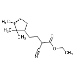 CAS#: 78904-55-9， Ethyl 2-cyano-4-(2,2,3-trimethyl-3-cyclopenten-1-yl)butanoate