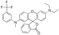 CAS#: 78923-50-9， 6'-(Diethylamino)-2'-[Methyl[3-(Trifluoromethyl)Phenyl]Amino]-Spiro[Isobenzofuran-1(3H),9'-[9H]Xanthen]-3-One