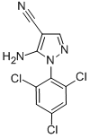 structure of CAS# 79002-96-3, 5-Amino-1-(2,4,6-Trichlorophenyl)-1H-Pyrazole-4-Carbonitrile;5-AMINO-1-(2,4,6-TRICHLOROPHENYL)-1H-PYRAZOLE-4-CARBONITRILE;5-AMINO-1-(2,4,6-TRICHLOROPHENYL)PYRAZOLE-4-CARBONITRILE;5-AMINO-4-CYANO-1-(2,4,6-TRICHLOROPHENYL)PYRAZOLE