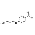 CAS#: 790157-13-0， 4-[(E)-(2E)-2-Buten-1-ylideneamino]benzoic acid
