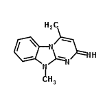 CAS 登录号：790175-43-8， 4,10-二甲基嘧啶并[1,2-a]苯并咪唑-2(10H)-亚胺