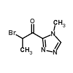 CAS#: 790185-42-1， 2-Bromo-1-(4-methyl-4H-1,2,4-triazol-3-yl)-1-propanone