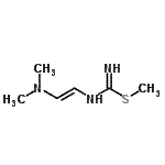 CAS 登录号：790196-26-8， 甲基N-[(E)-2-(二甲基氨基)乙烯基]氨基硫代甲亚氨酸酯