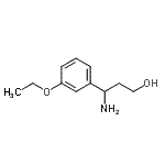 CAS 登录号：790227-18-8， 3-氨基-3-(3-乙氧基苯基)-1-丙醇