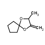 CAS#: 79033-03-7， 2-Methyl-3-methylene-1,4-dioxaspiro[4.4]nonane