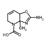 CAS#: 790664-86-7， 2-Amino-3a-methyl-5,7a-dihydro[1,3]oxazolo[4,5-b]pyridine-4(3aH)-carboxylic acid