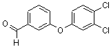 结构式 CAS# 79124-76-8, 3-(3,4-二氯苯氧基)苯甲醛