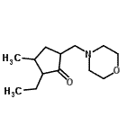 CAS#: 791526-71-1， 2-Ethyl-3-methyl-5-(4-morpholinylmethyl)cyclopentanone