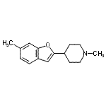 CAS#: 791534-41-3， 1-Methyl-4-(6-methyl-1-benzofuran-2-yl)piperidine