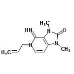 CAS#: 791537-69-4， 5-Allyl-4-imino-1,3-dimethyl-1,3,4,5-tetrahydro-2H-imidazo[4,5-c]pyridin-2-one